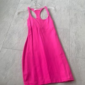 Pink racer back Susana Monaco dress